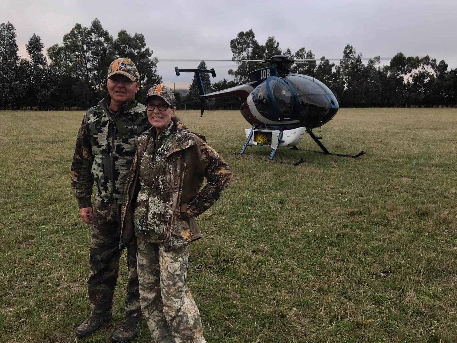 Helicopter tour