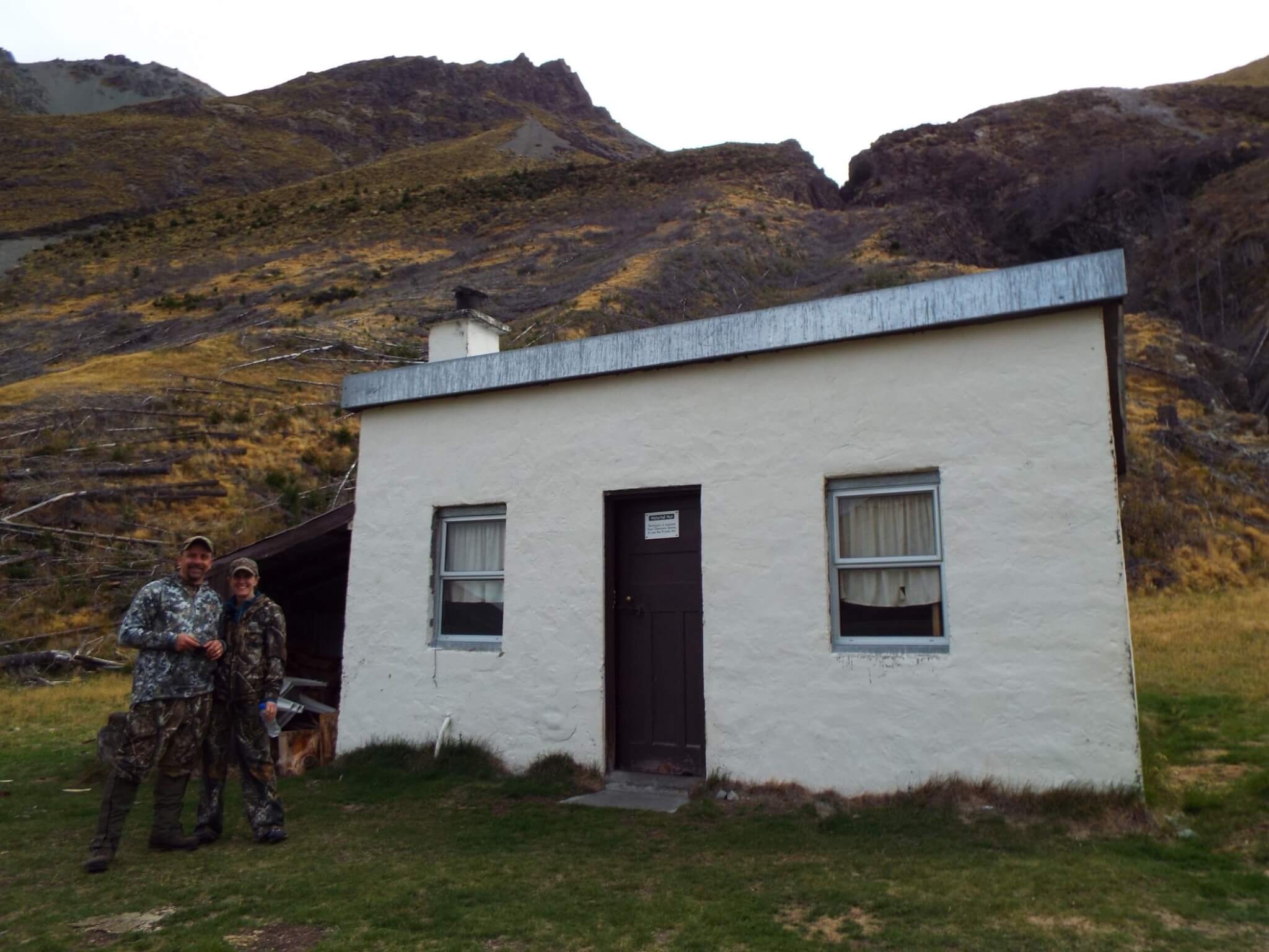 Hunting cabin exterior
