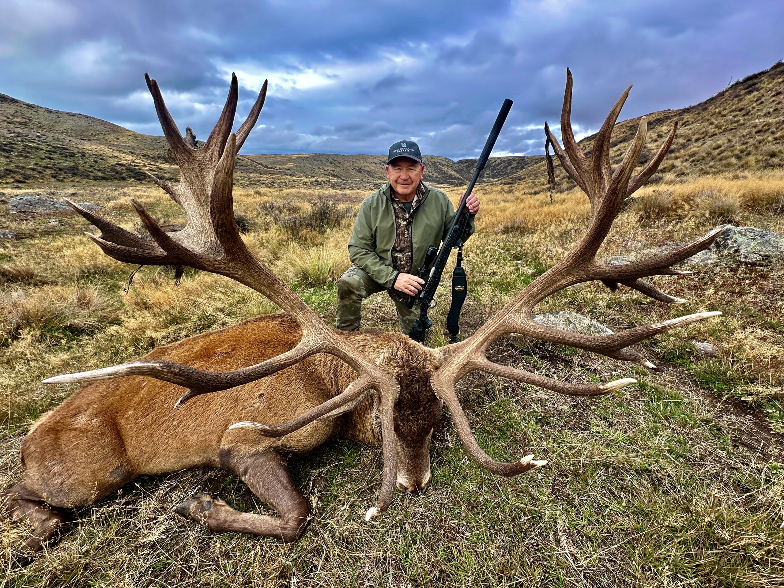 New Zealand red stag trophy