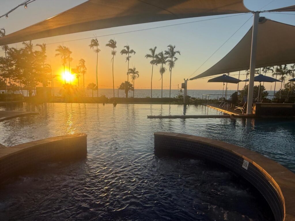 Sunset over the water, Northern Territory