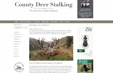 county deer stalker magazine image